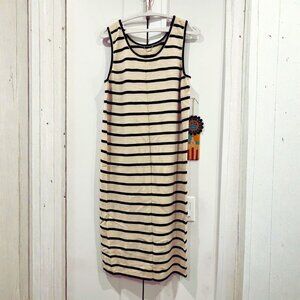 The Row Cashmere Striped Tank Dress Size M
